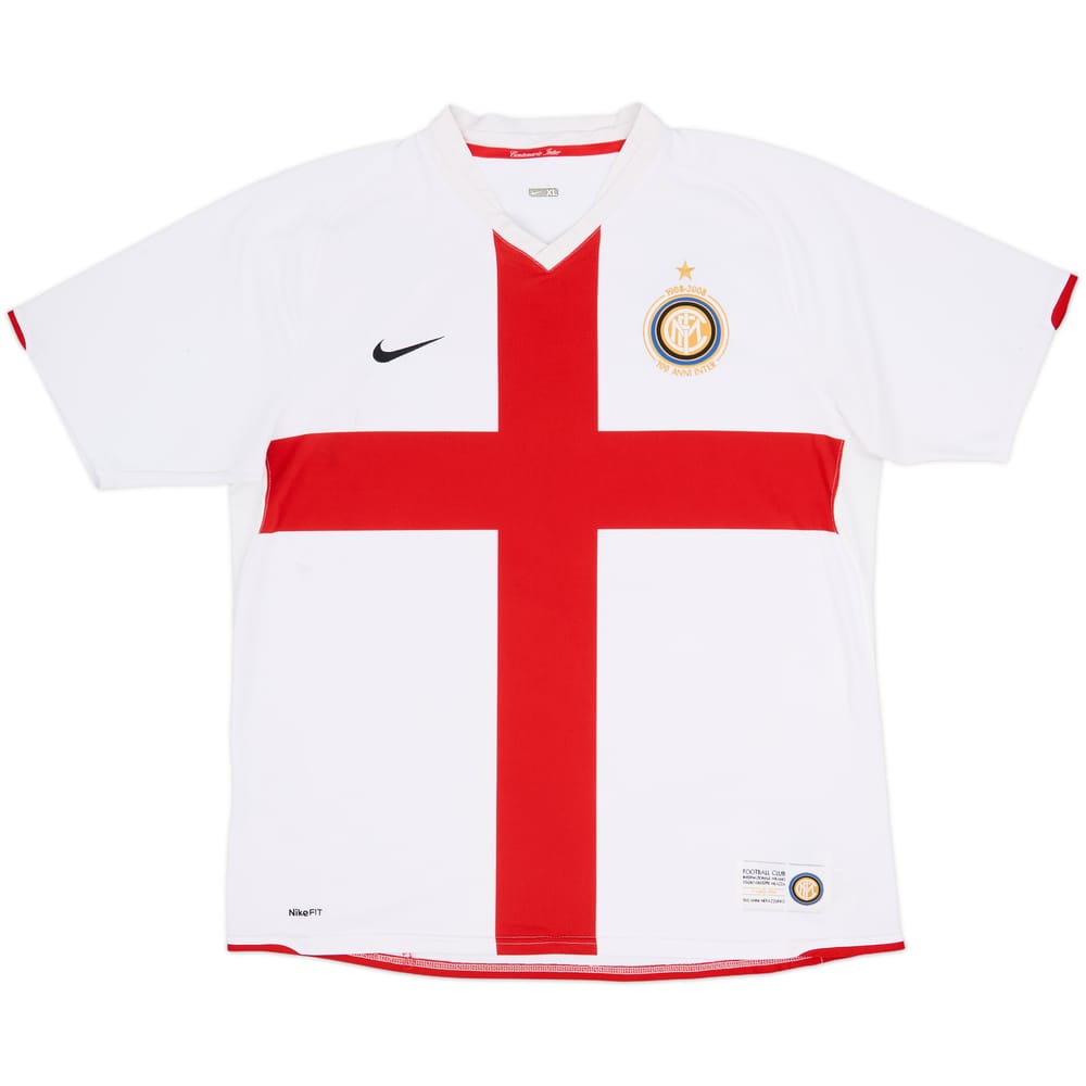 2007-08 Inter Milan Centenary Away Shirt - 4/10 - (XL)