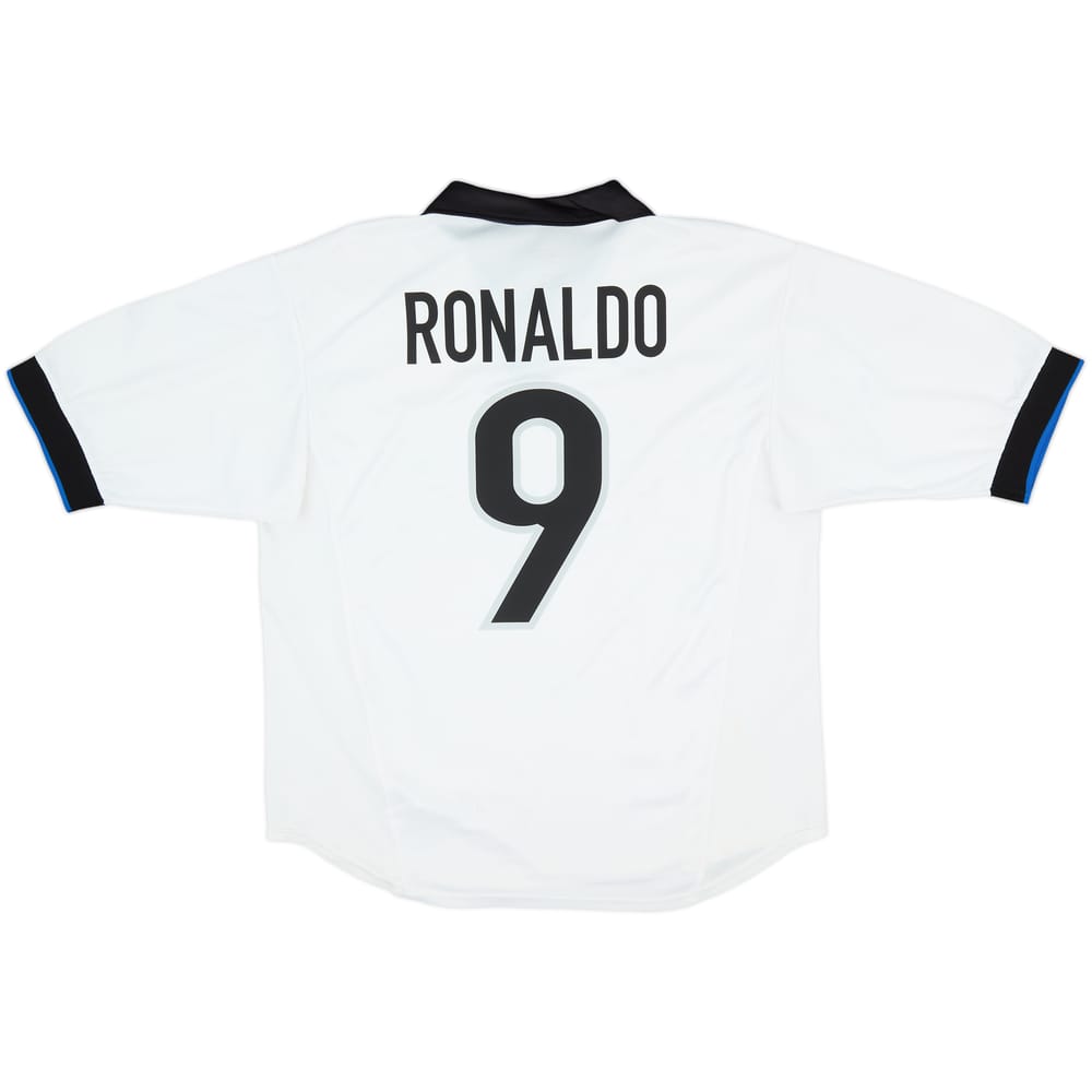 1998-99 Inter Milan Away Shirt Ronaldo #9 - 5/10 - (M)