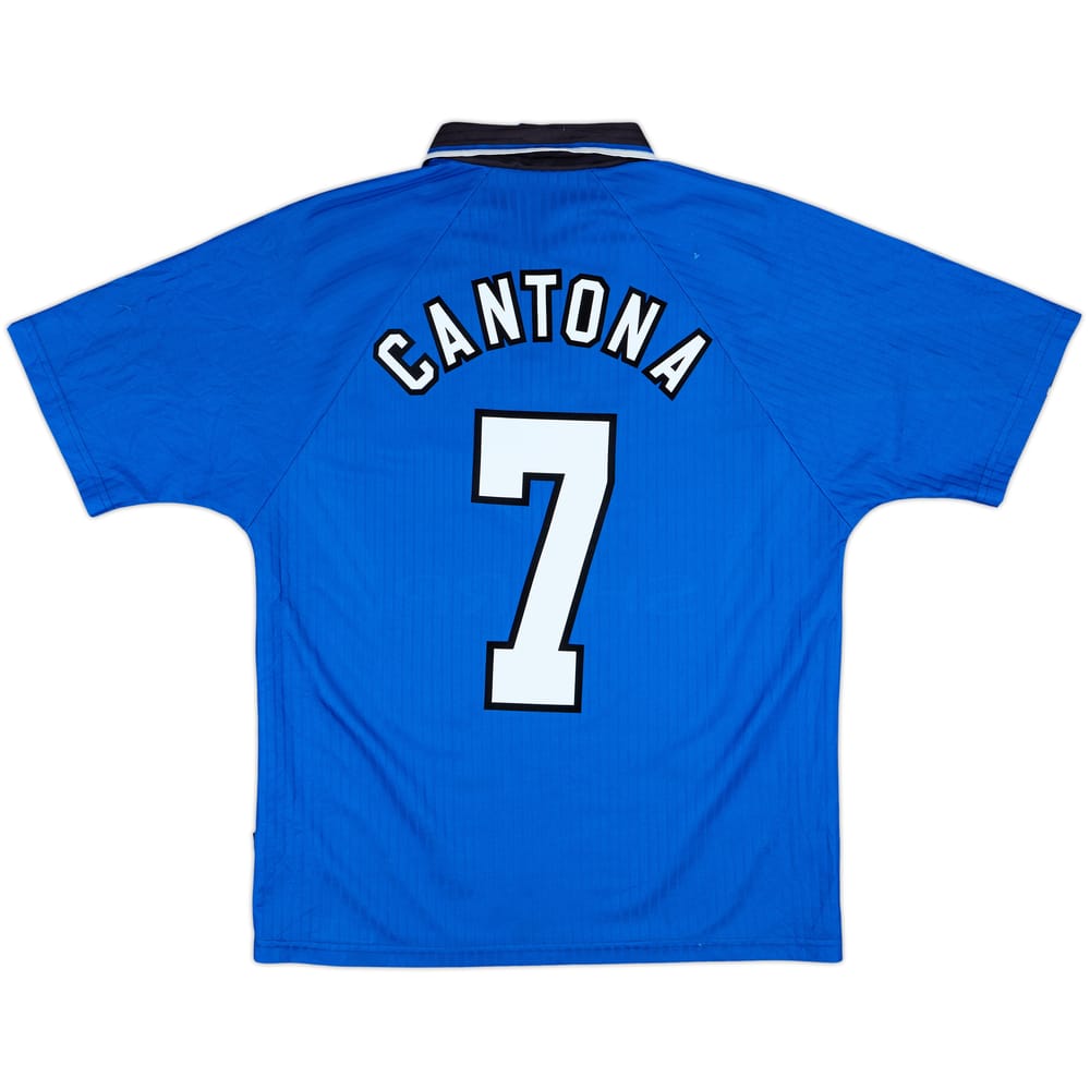 1996-98 Manchester United Third Shirt Cantona #7 - 9/10 - (M)