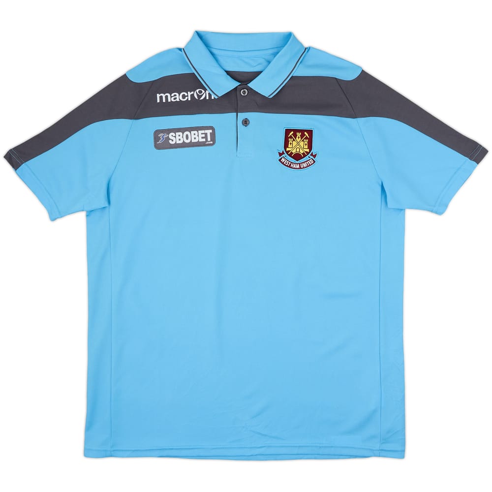2012-13 West Ham Macron Polo Shirt - 9/10 - (L)