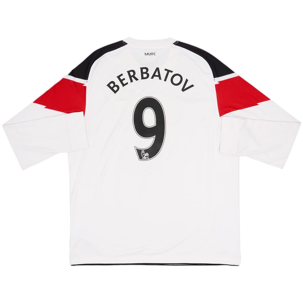2010-12 Manchester United Away L/S Shirt Berbatov #9 - 8/10 - (XL)