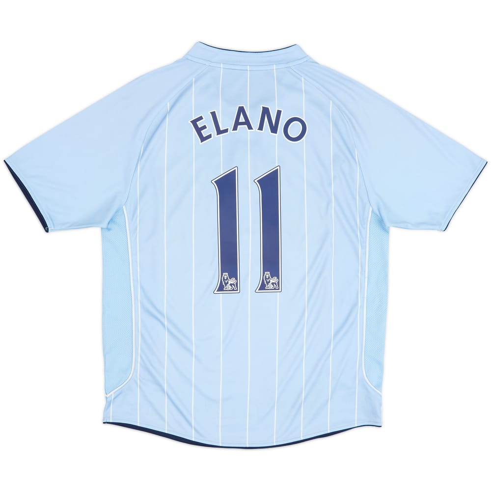 2007-08 Manchester City Camiseta Local Elano #11 - 8/10 - (L)