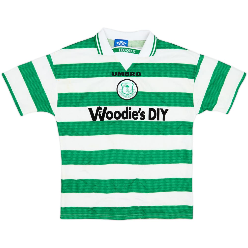 1997-98 Shamrock Rovers Home Shirt - 8/10 - (M)