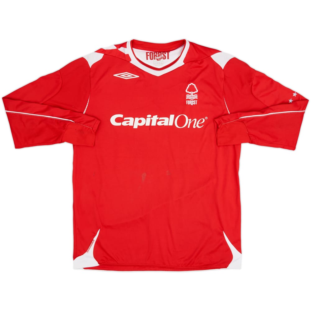 2006-08 Nottingham Forest Home L/S Shirt - 4/10 - (L)