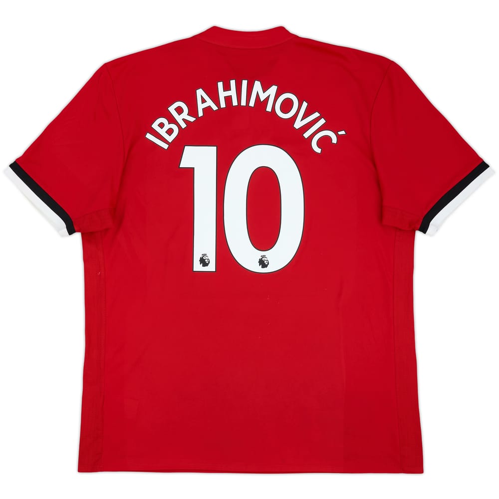 2017-18 Manchester United Home Shirt Ibrahimovic #10 - 6/10 - (XL)
