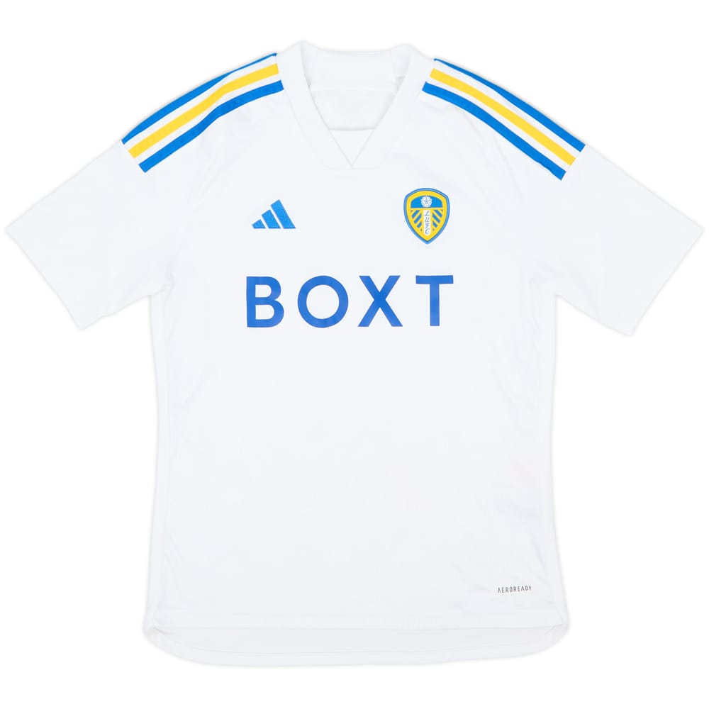 2023-24 Leeds Home Shirt - 9/10 - (L.Boys)
