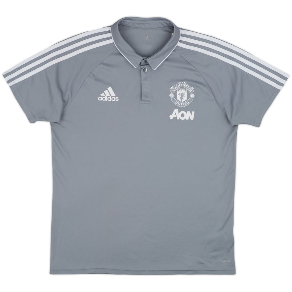 2017-18 Manchester United adidas Polo Shirt - 6/10 - (L)