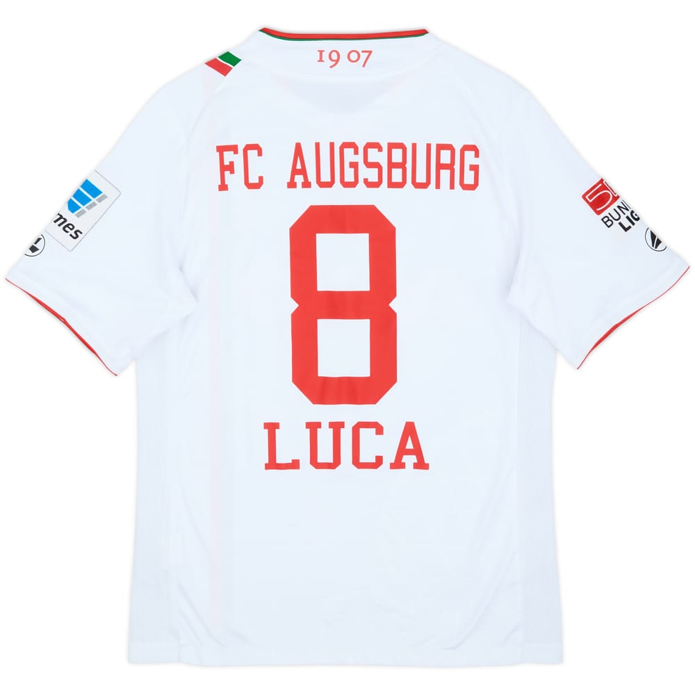 2012-13 Augsburg Home Shirt Luca #8 - 8/10 - (XS)