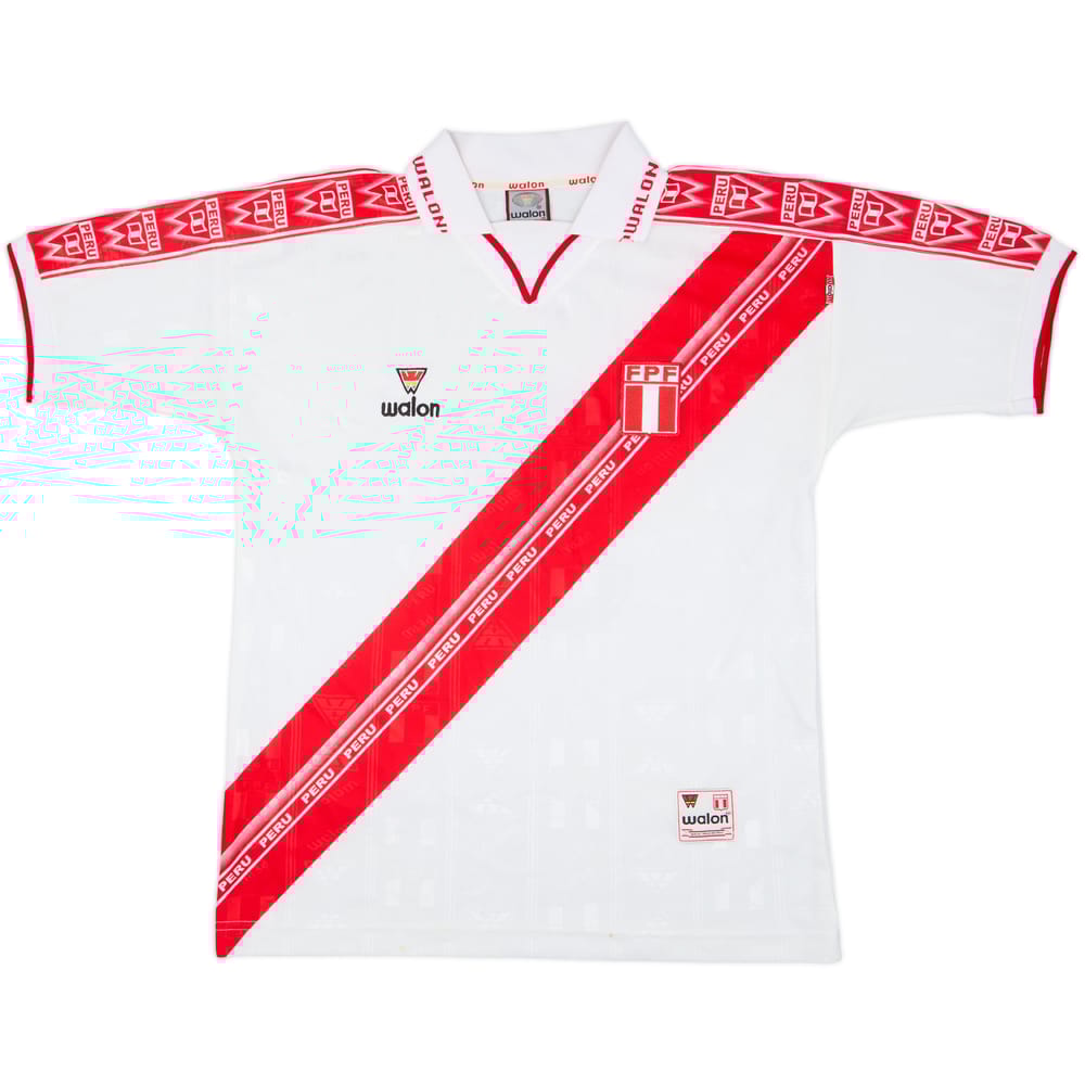 2000-01 Peru Home Shirt #9 - 8/10 - (L)