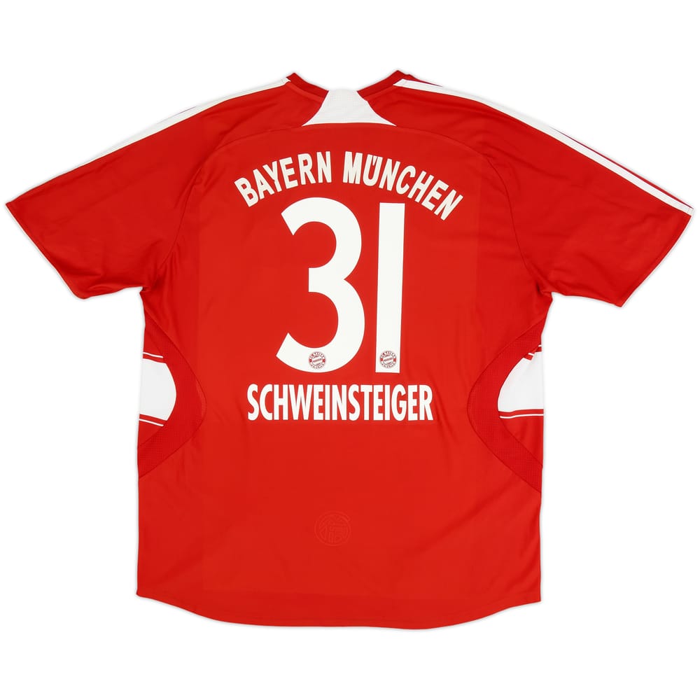2007-08 Bayern Munich Home Shirt Schweinsteiger #31 - 6/10 - (XL)