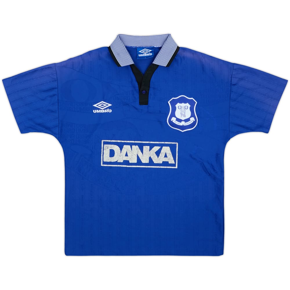 1995-97 Everton Home Shirt - 5/10 - (Y)