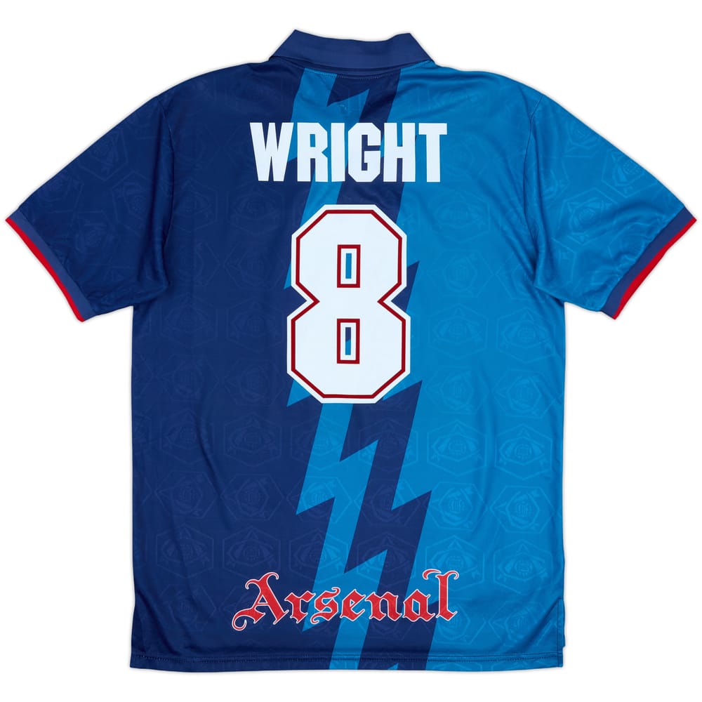 1995-96 Arsenal Away Shirt Wright #8 - 8/10 - (XL)