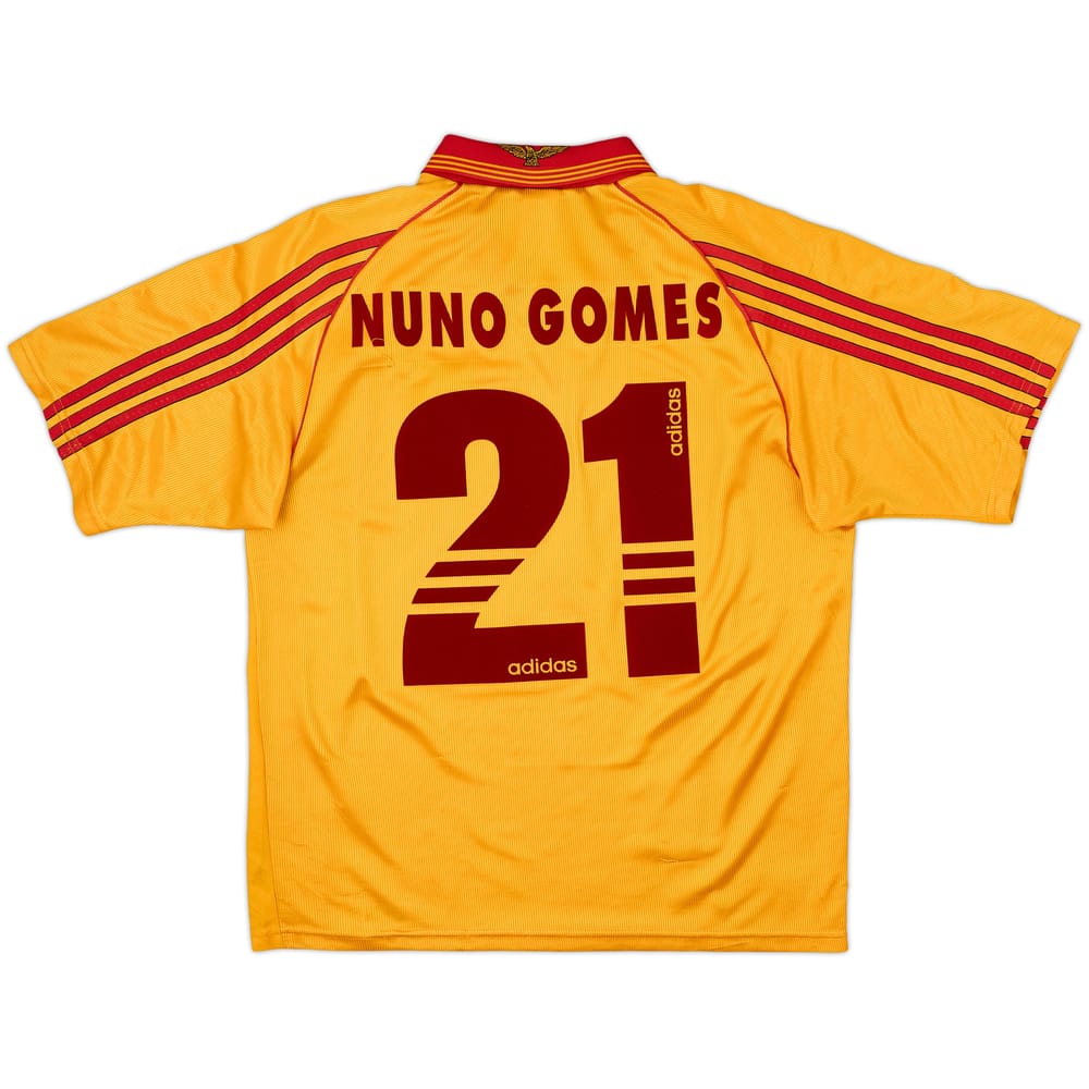 Camiseta de visitante del Benfica 1998-99 Nuno Gomes #21 - 7/10 - (S)