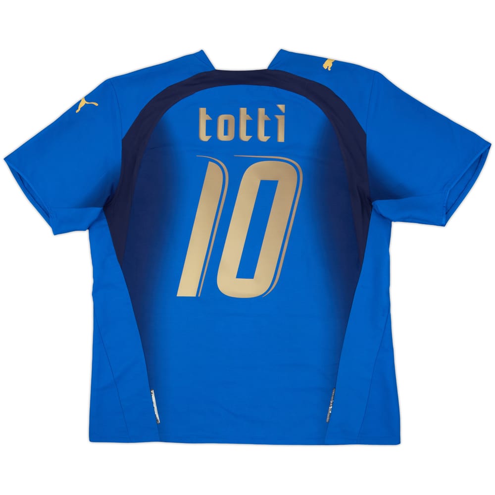 2006 Italy Home Shirt Totti #10 - 7/10 - (L)
