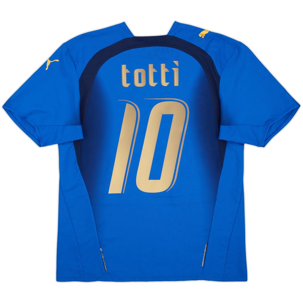 2006 Italy Home Shirt Totti #10 - 6/10 - (L)