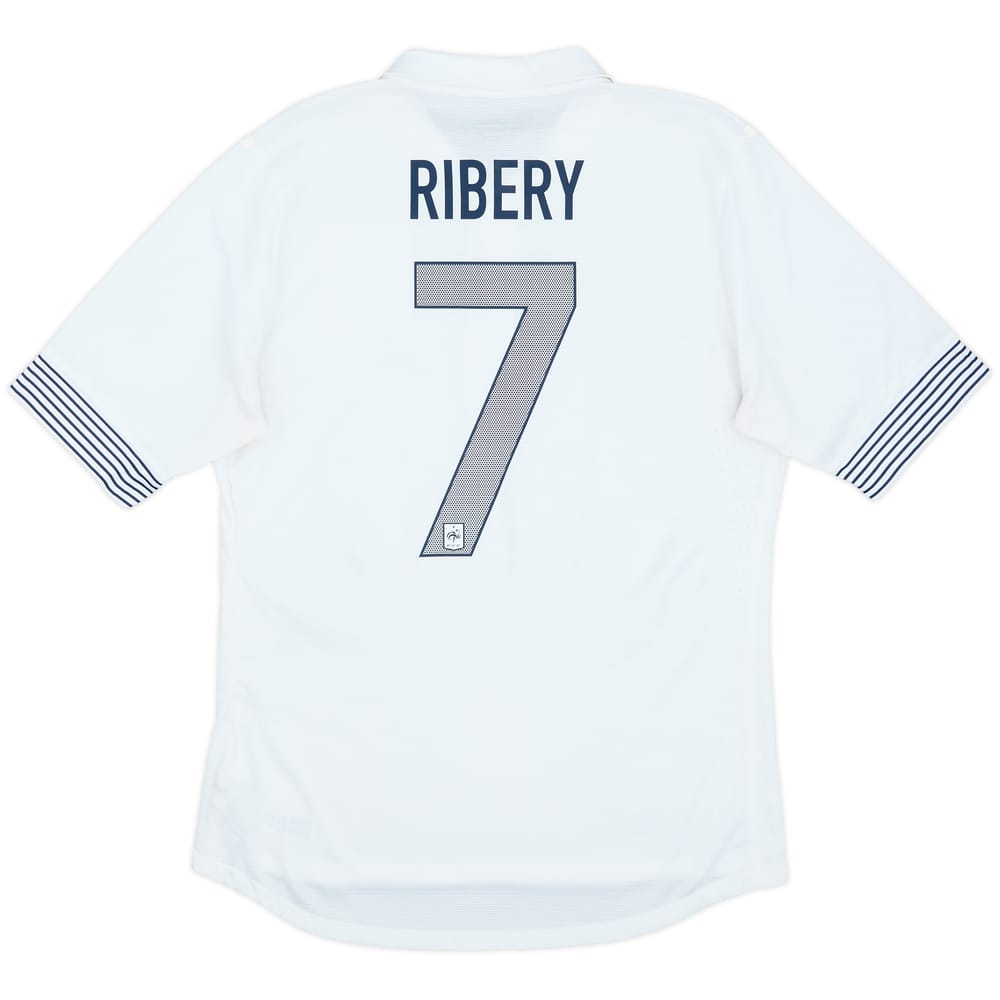 Camiseta de visitante de Francia 2012-13 versión jugador Ribery #7 - 6/10 - (L)