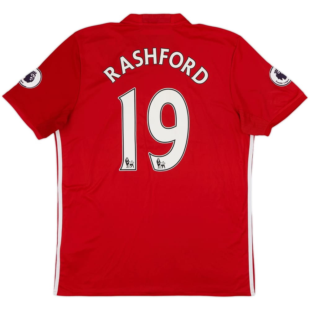 2016-17 Manchester United Home Shirt Rashford #19 - 5/10 - (L)