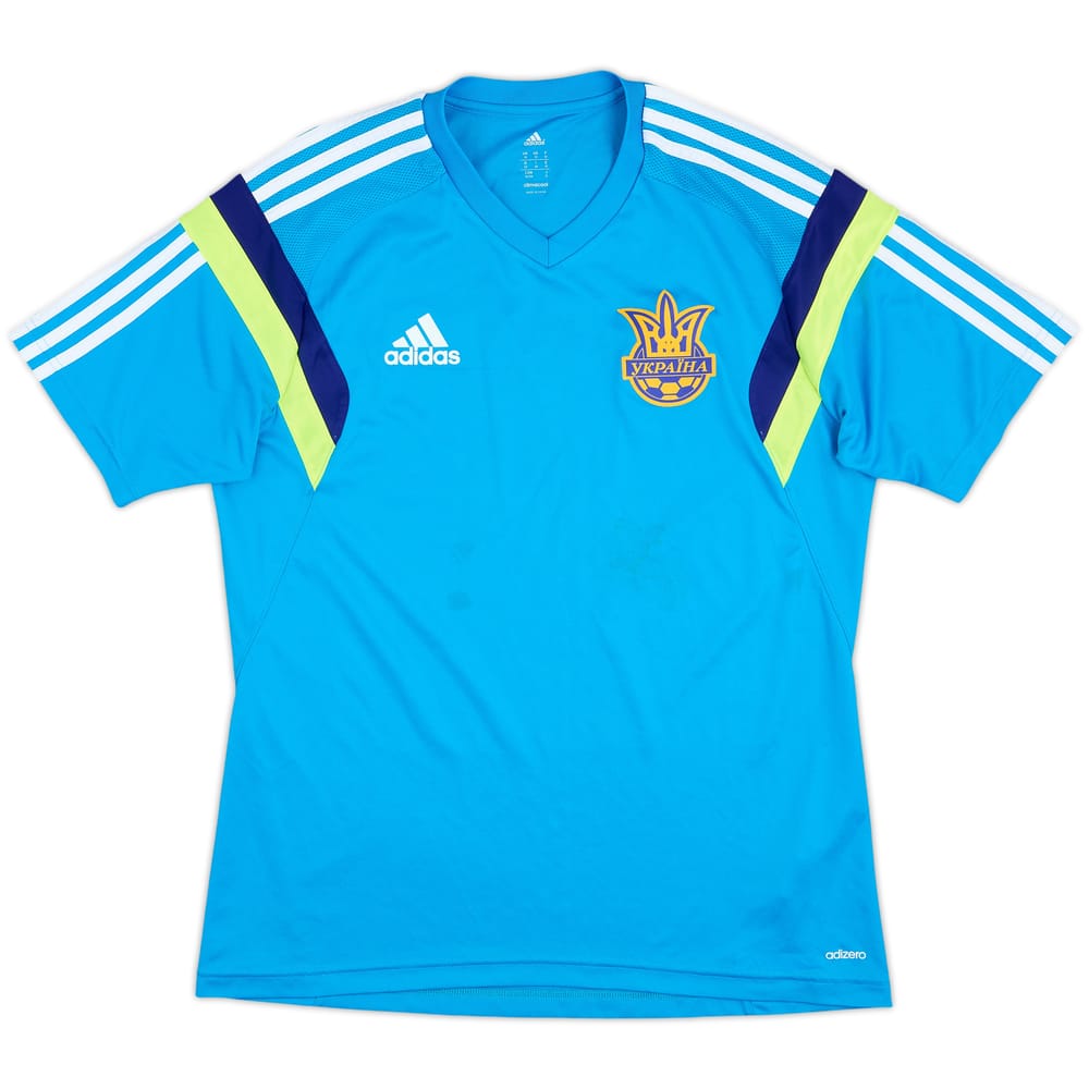 2014-15 Ukraine adizero Training Shirt - 6/10 - (M)