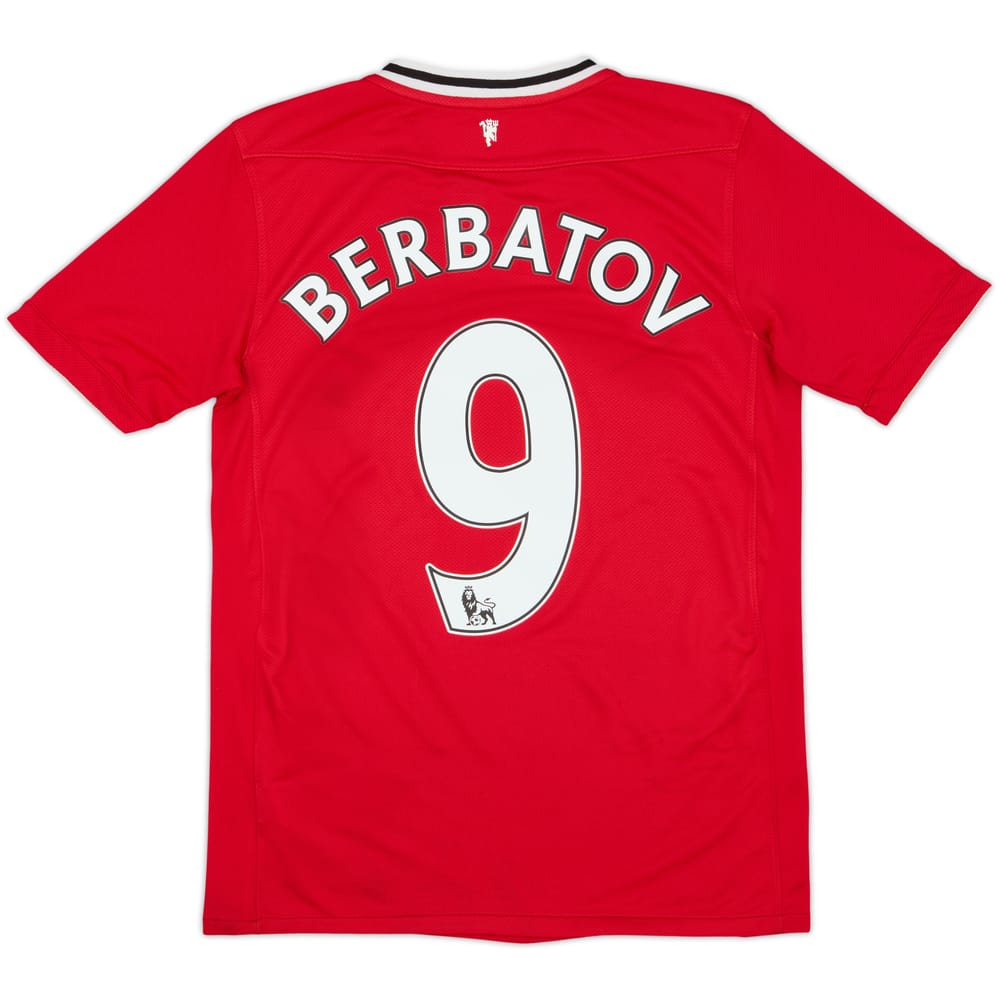 2011-12 Manchester United Home Shirt Berbatov #9 - 8/10 - (L.Boys)