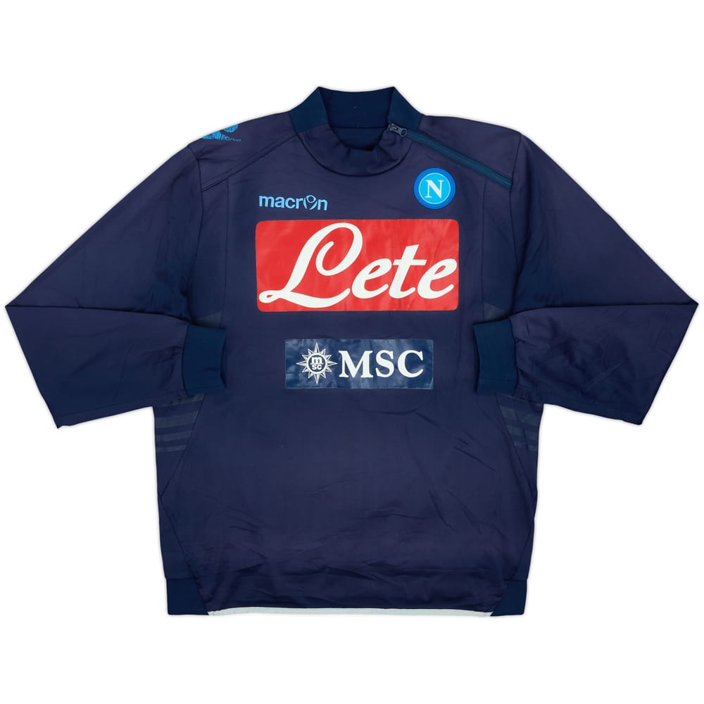 2013-14 Napoli Macron Drill Top - 6/10 - (XL)