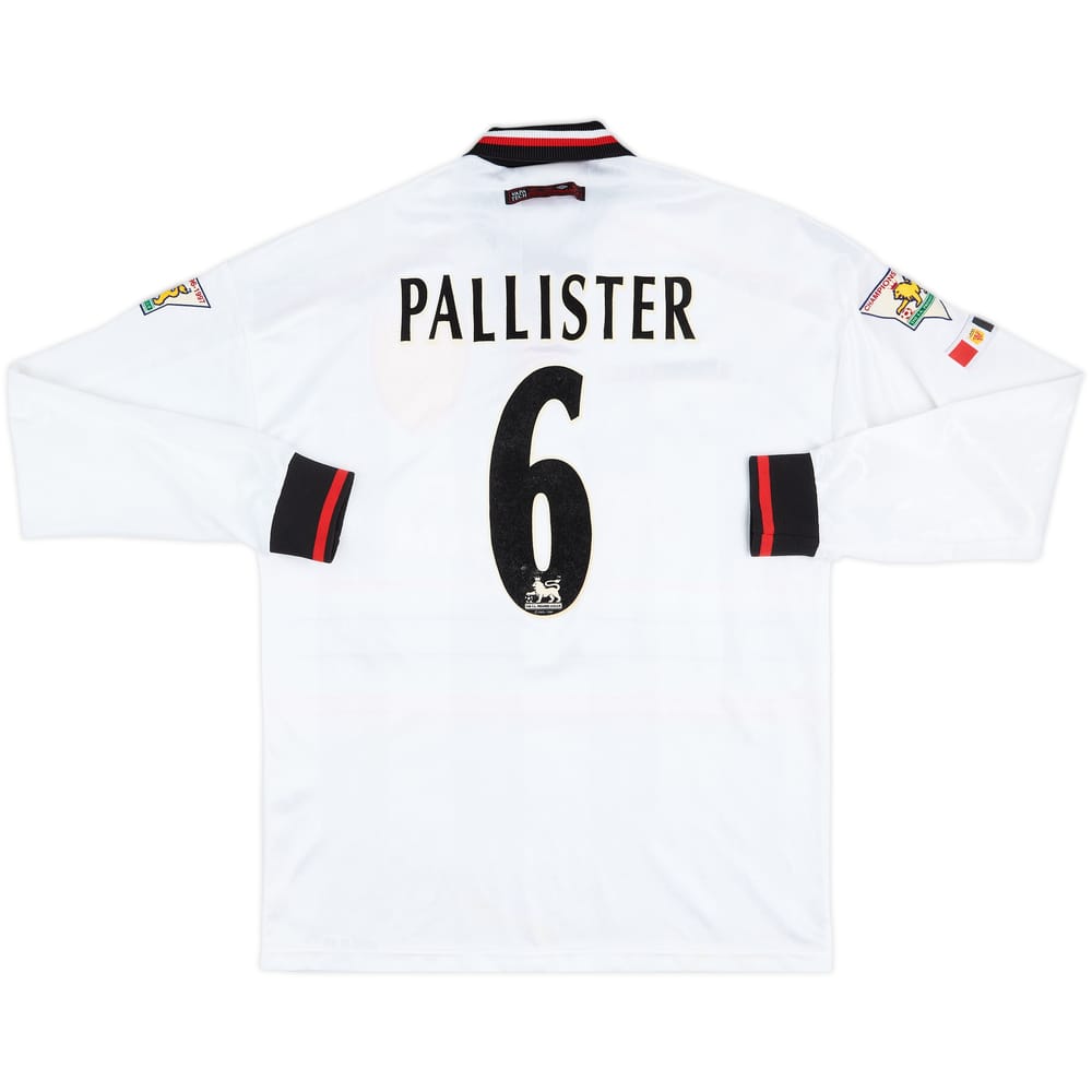 1997-99 Manchester United Away L/S Shirt Pallister #6 - 7/10 - (M)