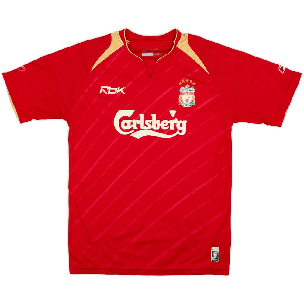 2005-06 Liverpool CL Home Shirt - 5/10 - (S)