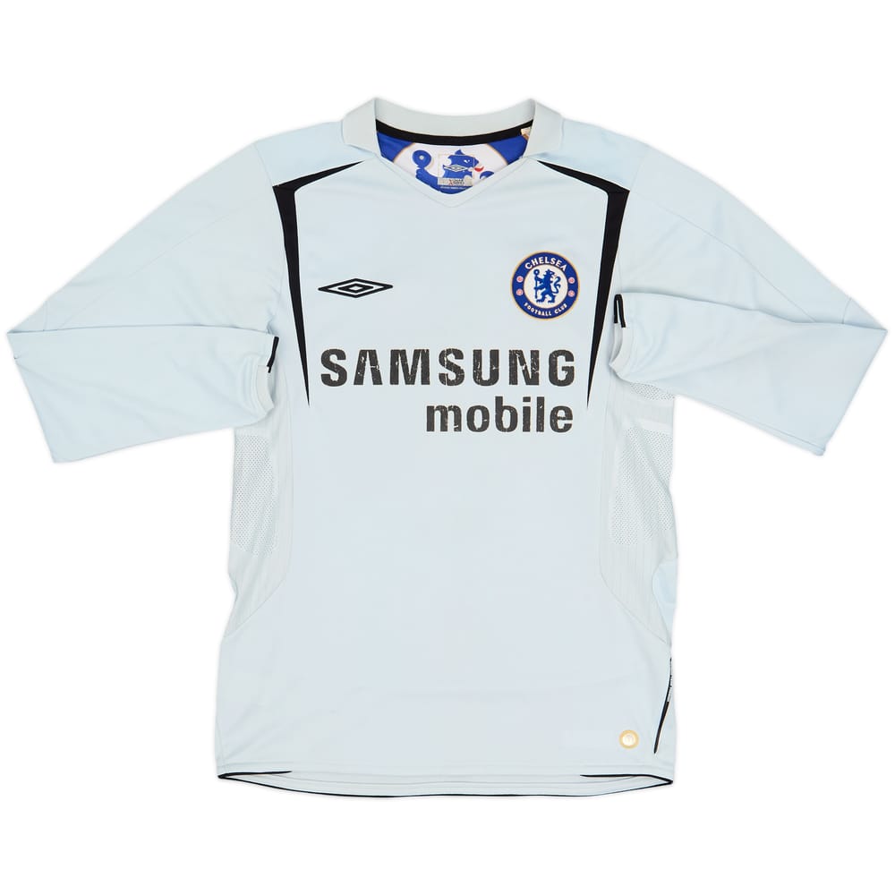 2005-06 Chelsea Away L/S Shirt - 5/10 - (S)
