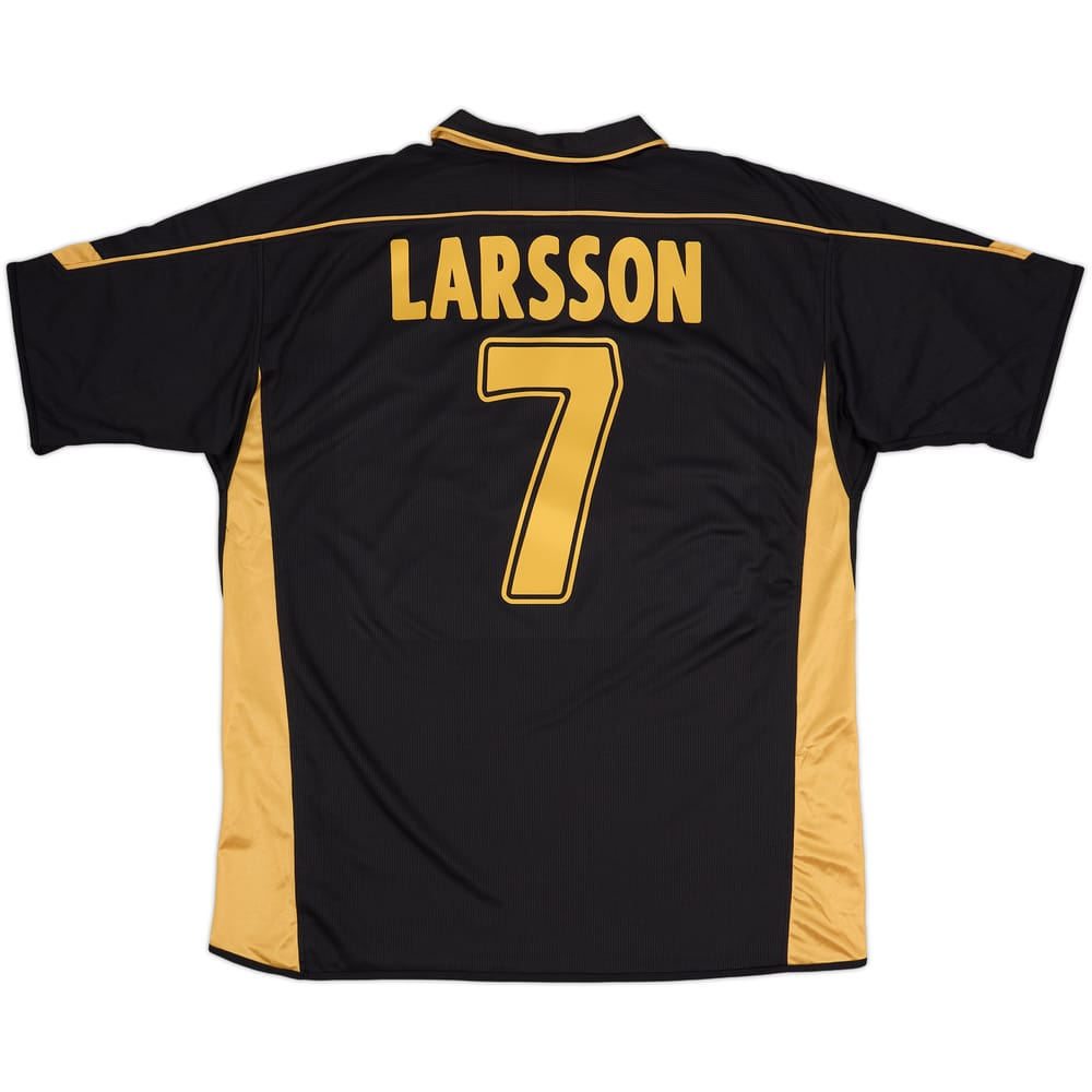 2003-04 Celtic Away Shirt Larsson #7 - 8/10 - (XL)