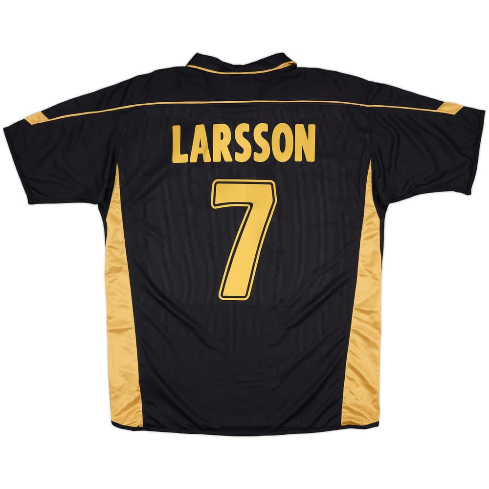 2003-04 Celtic Away Shirt Larsson #7 - 8/10 - (L)