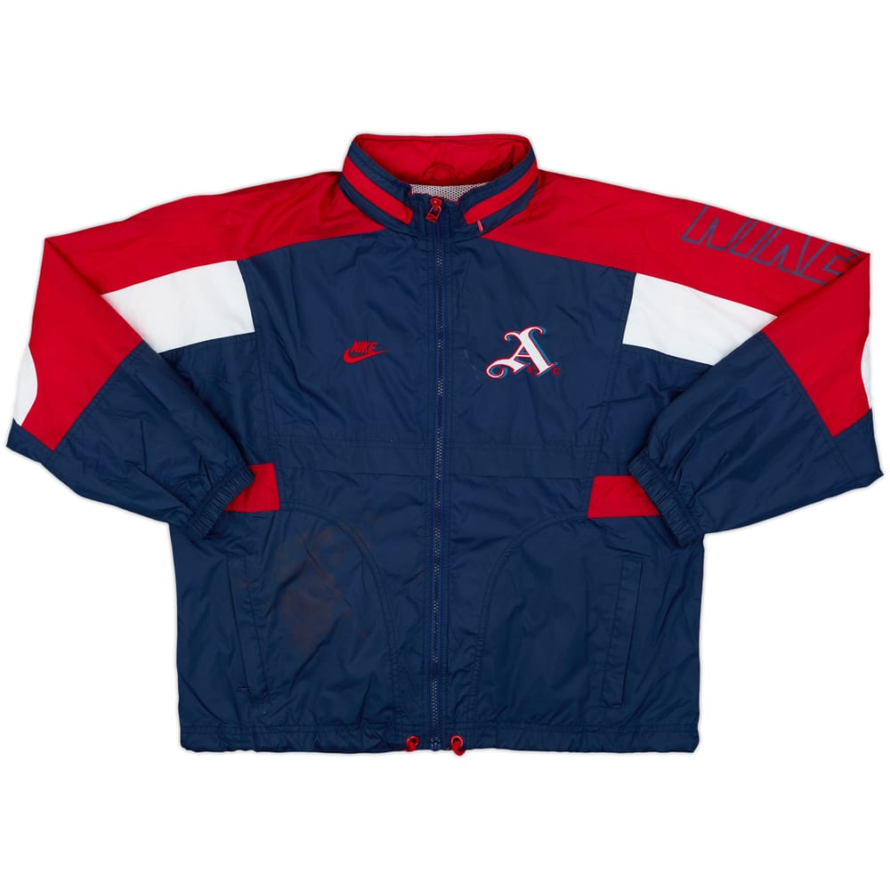 1995-96 Arsenal Nike Hooded Rain Jacket - 6/10 - (L.Boys)