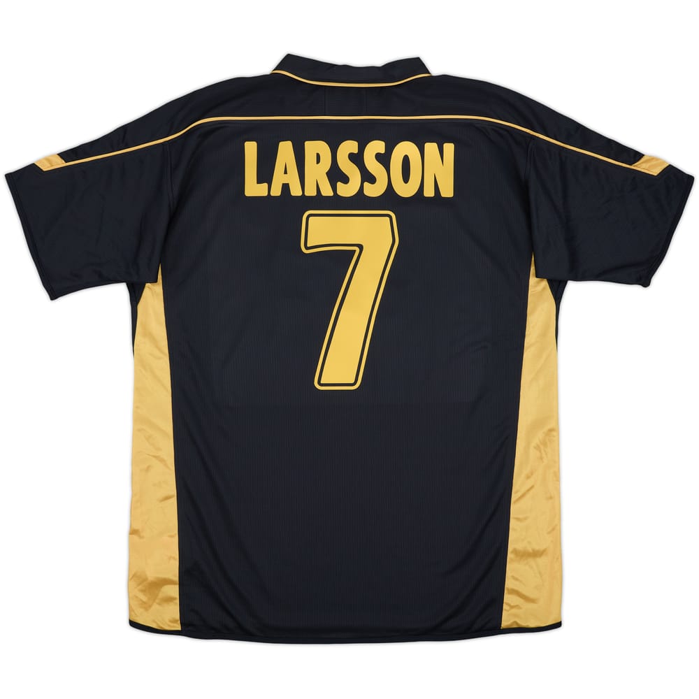 2003-04 Celtic Away Shirt Larsson #7 - 8/10 - (XL)