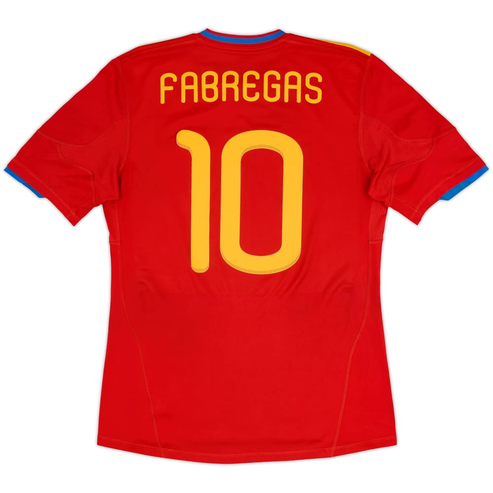 2009-10 Spain Home Shirt Fabregas #10 - 7/10 - (M)