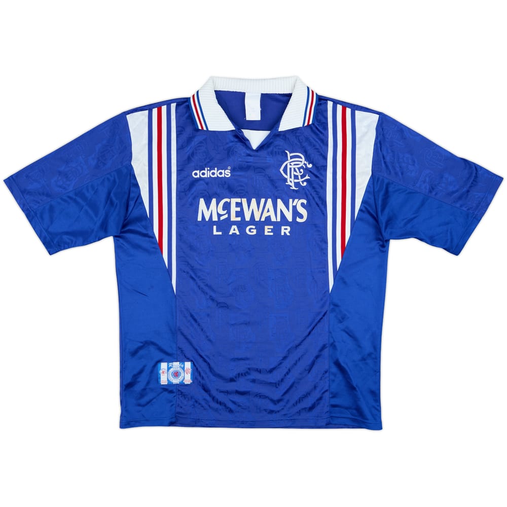 1996-97 Rangers Home Shirt - 8/10 - (XL)