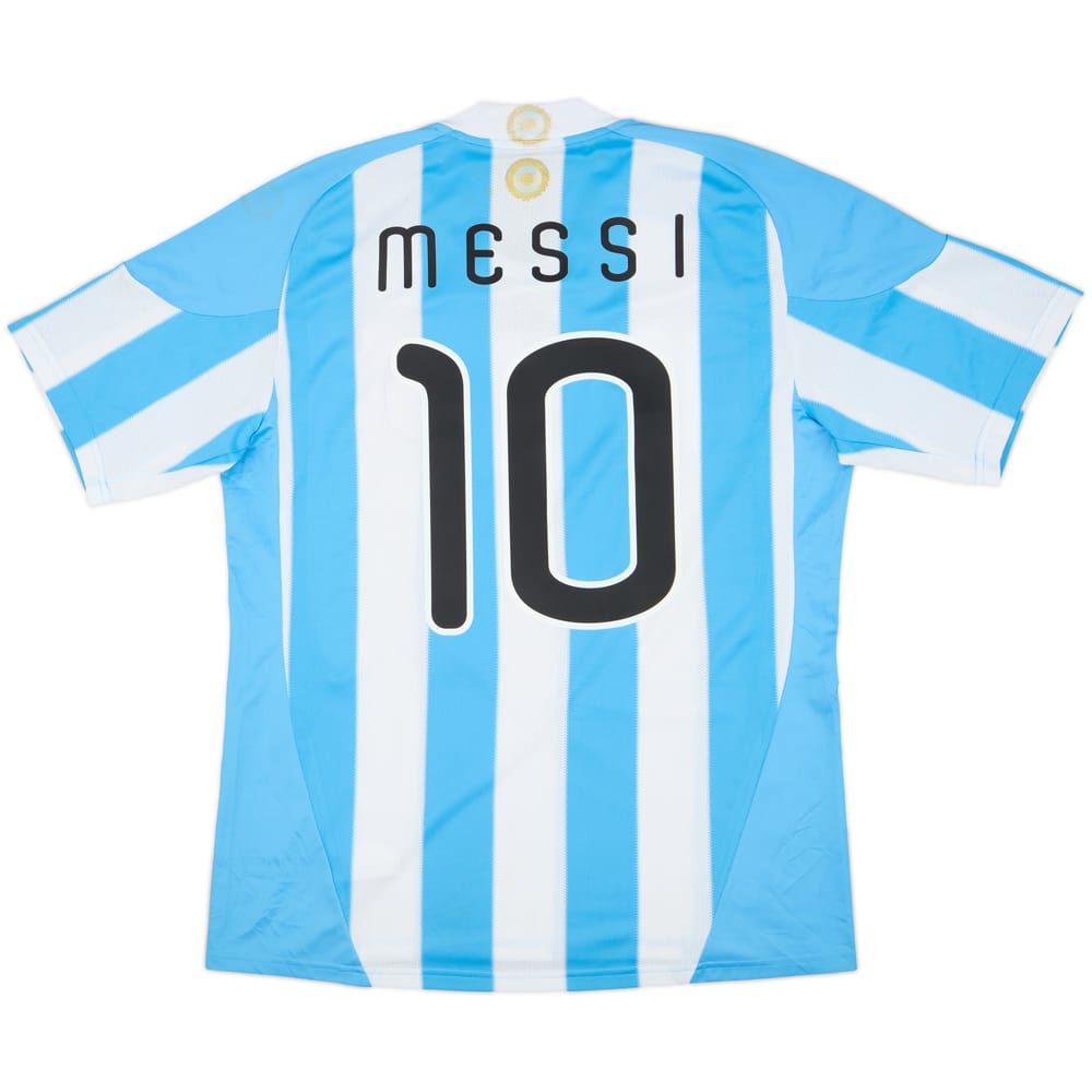 2010-11 Argentina Home Shirt Messi #10 - 5/10 - (L)