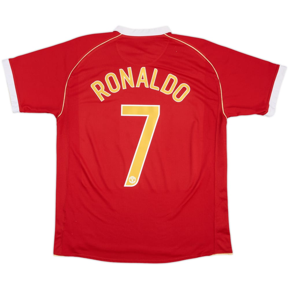 2006-07 Manchester United Home Shirt Ronaldo #7 - 7/10 - (L)