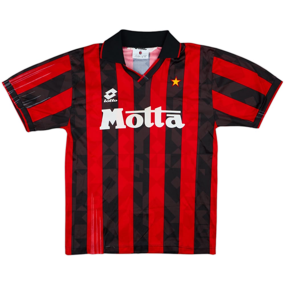 1993-94 AC Milan Home Shirt #8 - 4/10 - (S)