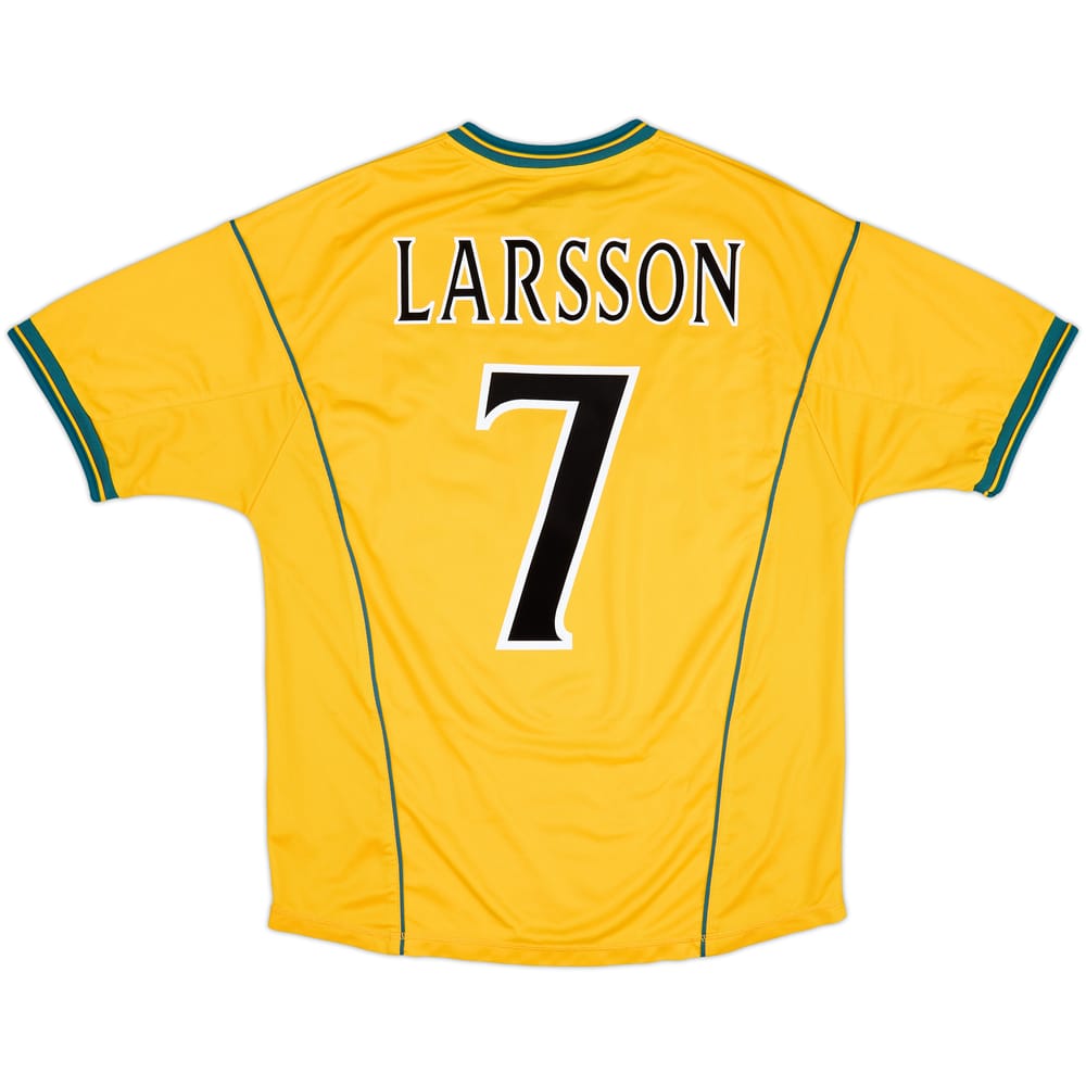 2000-02 Celtic Away Shirt Larsson #7 - 7/10 - (L)