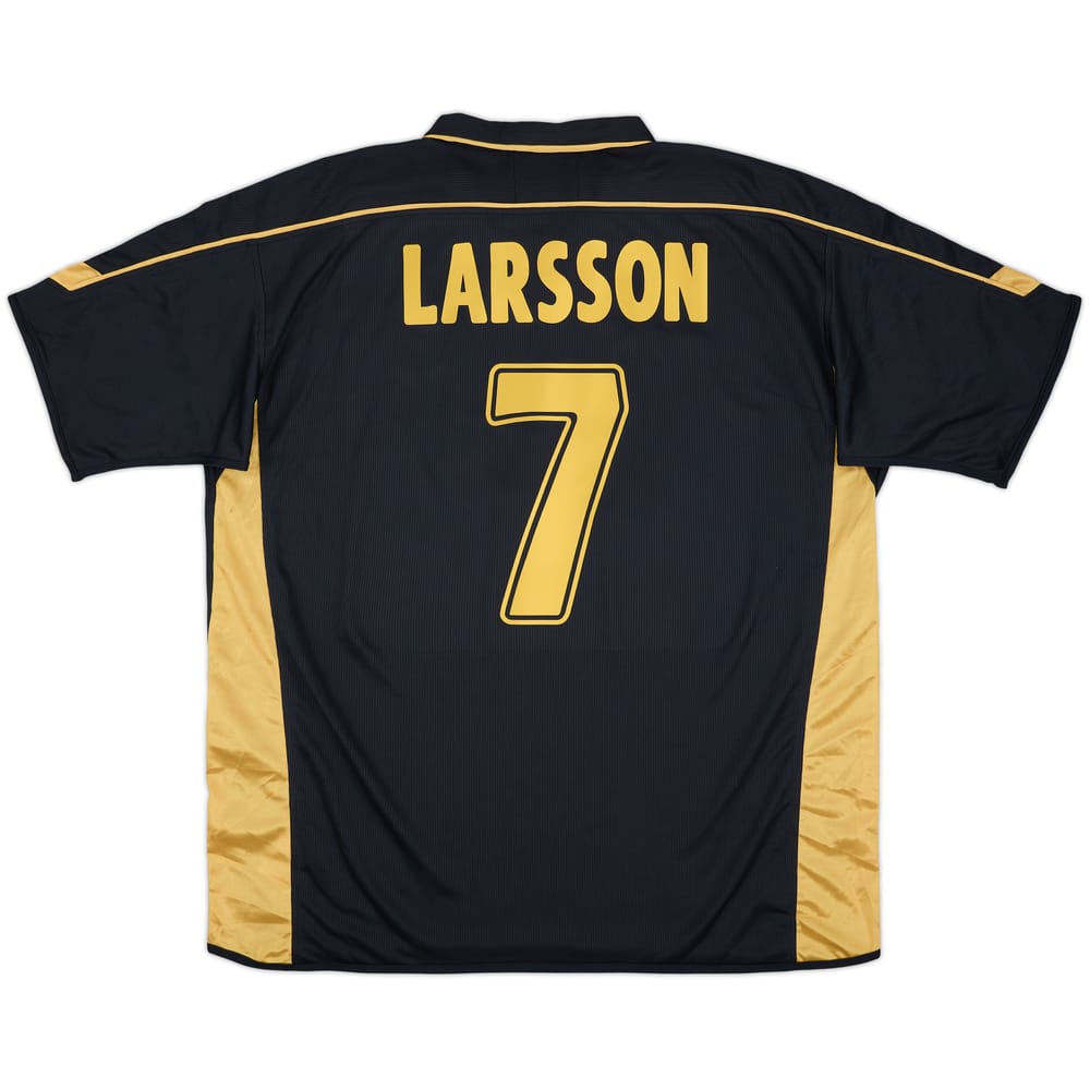 2003-04 Celtic Camiseta Visitante Larsson #7 - 6/10 - (XXL)
