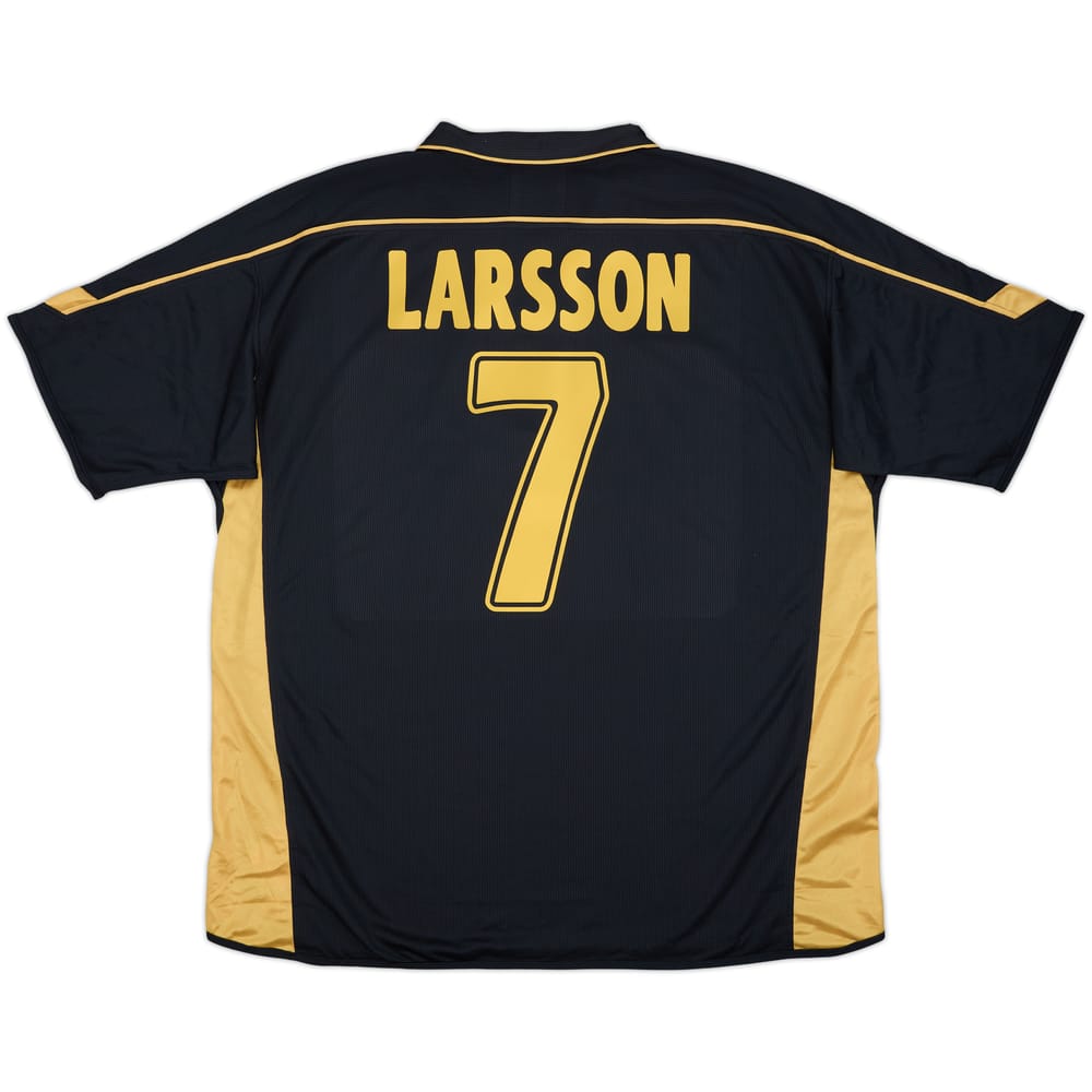 2003-04 Celtic Away Shirt Larsson #7 - 8/10 - (XXL)