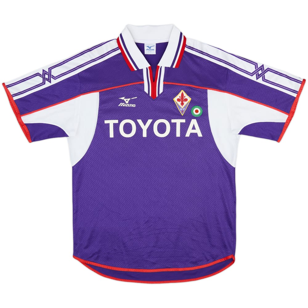 2001-02 Fiorentina Camiseta Local - 7/10 - (L)