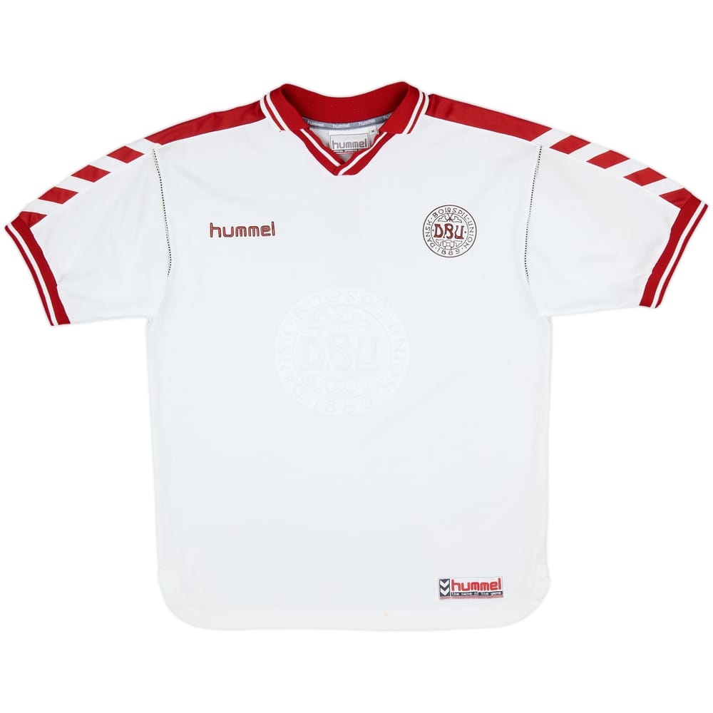 Camiseta de visitante de Dinamarca 1998-00 - 8/10 - (M)