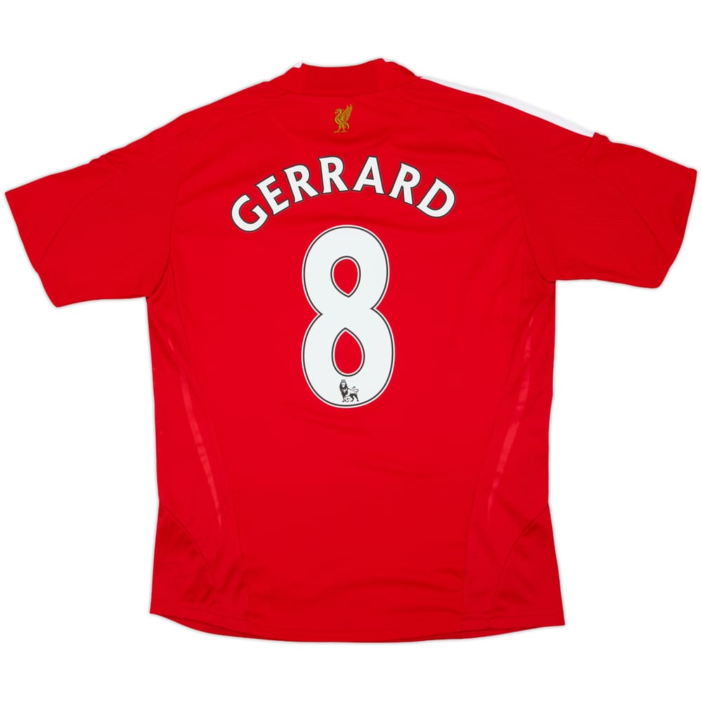 2008-10 Liverpool Home Shirt Gerrard #8 - 7/10 - (Women's L)