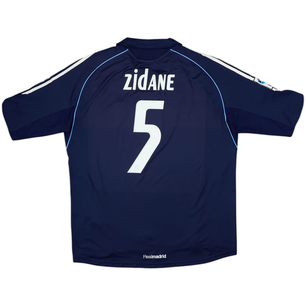 2005-06 Real Madrid Away Shirt Zidane #5 - 5/10 - (L)