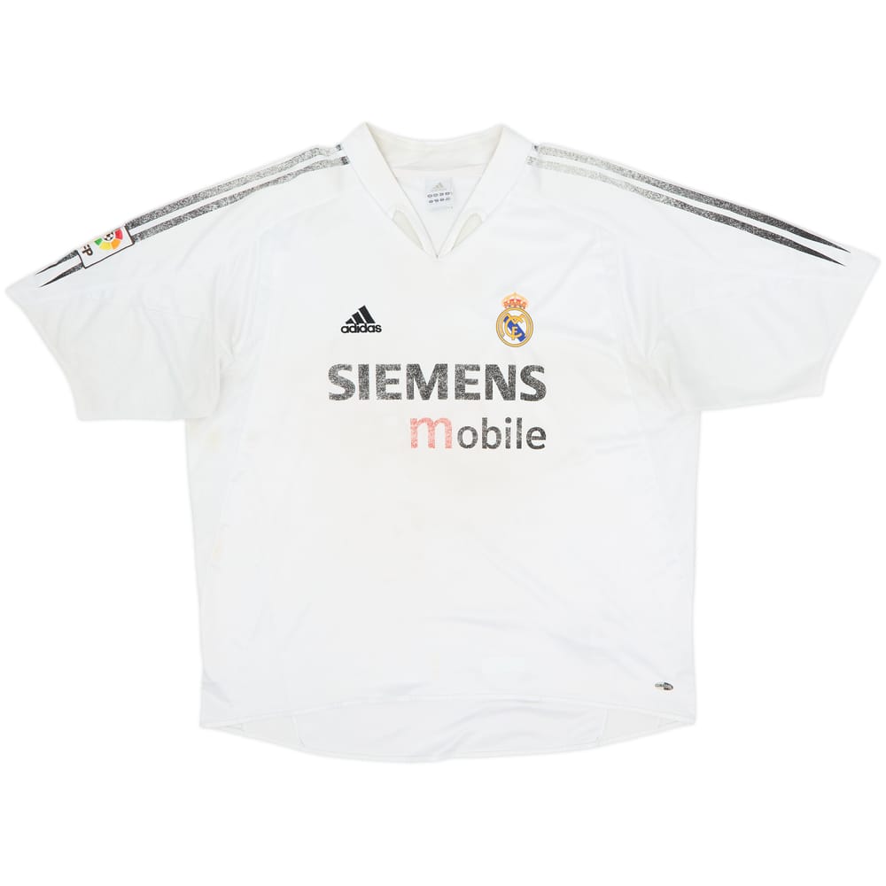 2004-05 Real Madrid Home Shirt - 3/10 - (XXL)