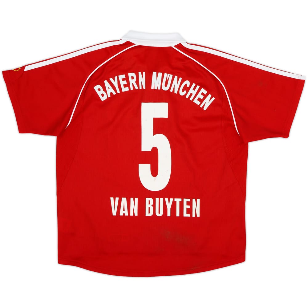 2006-07 Bayern Munich Home Shirt Van Buyten #5 - 7/10 - (S.Boys)