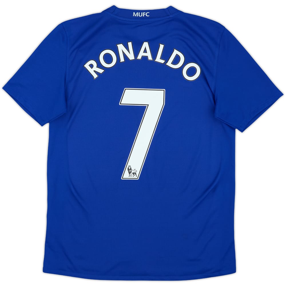 2008-09 Manchester United Third Shirt Ronaldo #7 - 9/10 - (XL.Boys)
