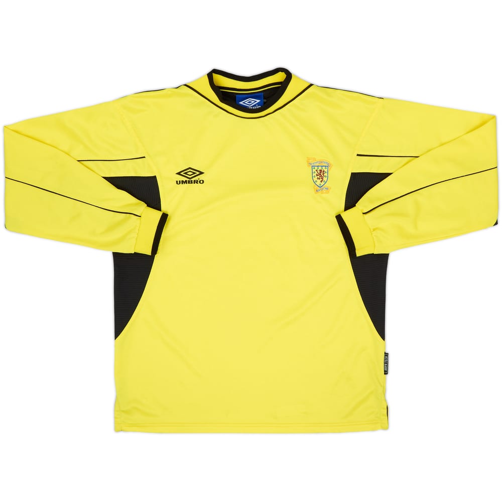 1999-00 Scotland GK Shirt - 8/10 - (Y)