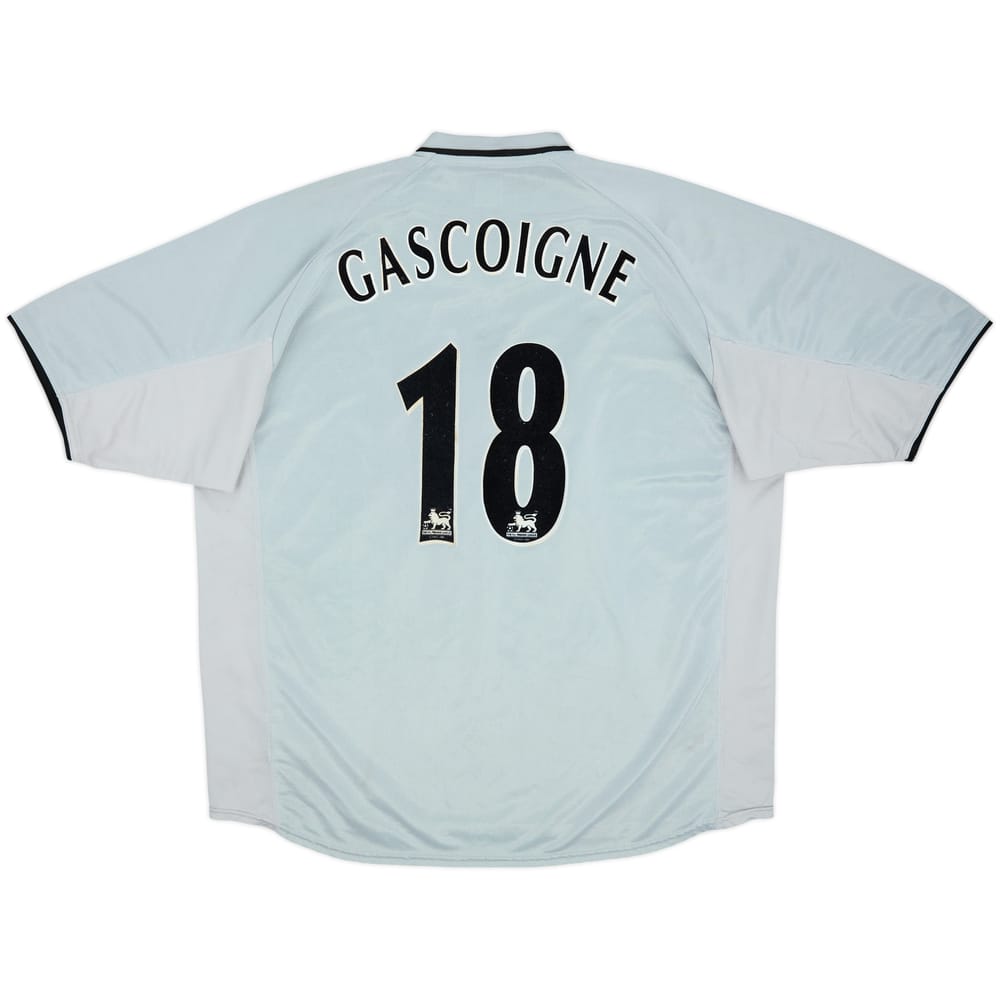 2001-02 Everton Away Shirt Gascoigne #18 - 8/10 - (XL)