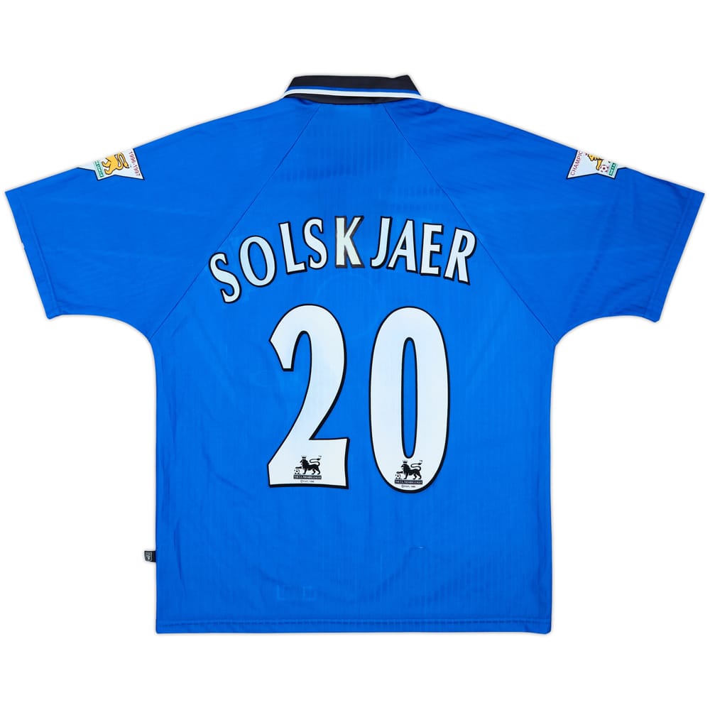 1996-98 Manchester United Third Shirt Solskjaer #20 - 6/10 - (M)