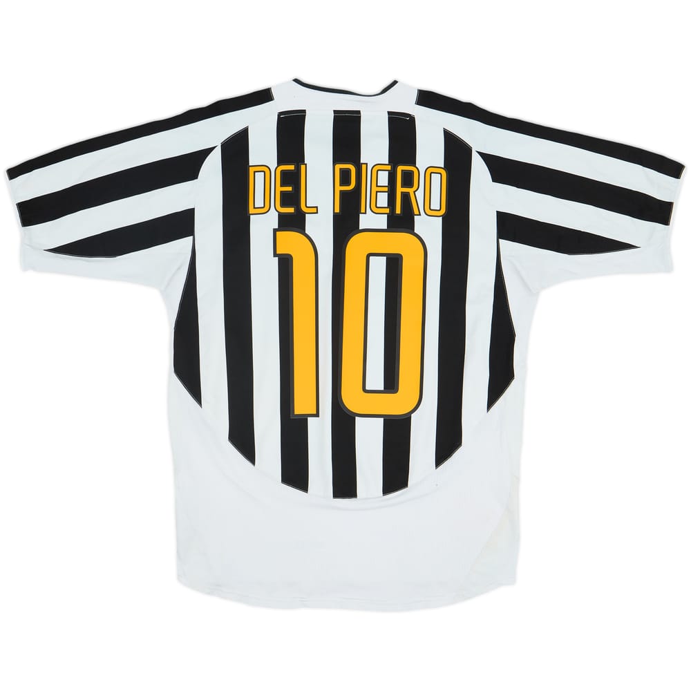2003-04 Juventus Home Shirt Del Piero #10 - 6/10 - (L)